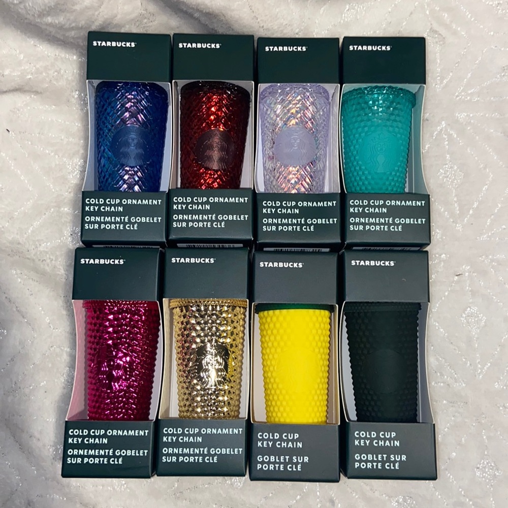 NEW Starbucks keychain ornaments